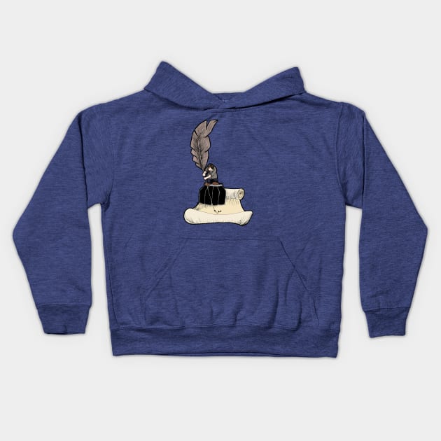 Feather & hourglass Kids Hoodie by LucyNuzit